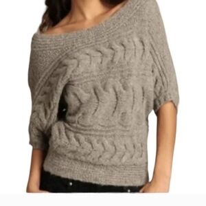 Free People off the shoulder sweater Grey Med